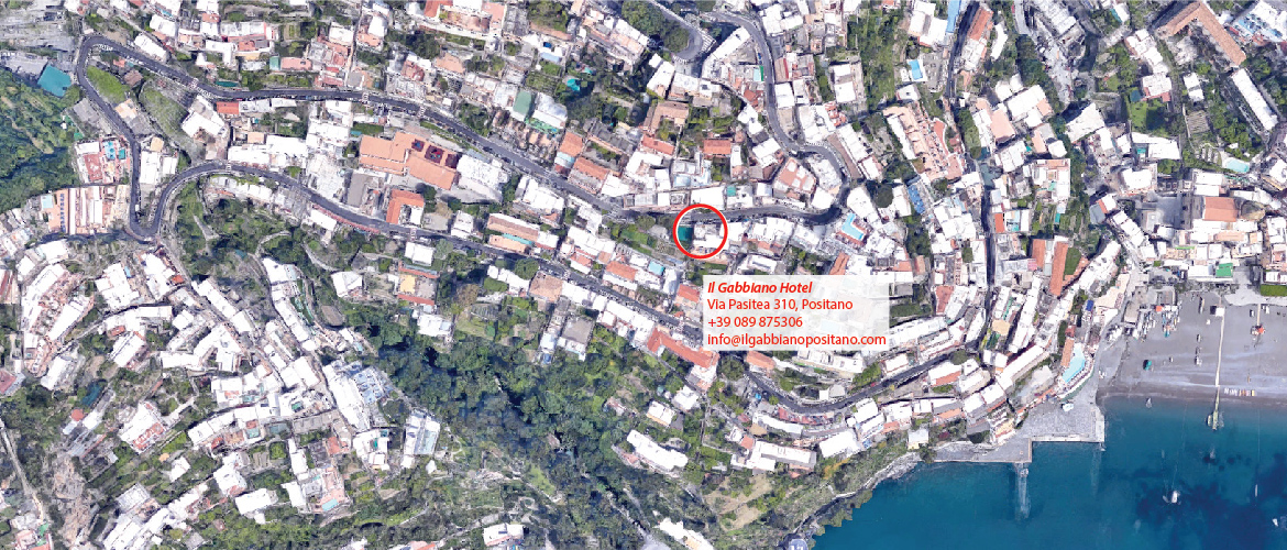 Il Gabbiano Hotel Positano - Map