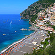 The beaches of Positano